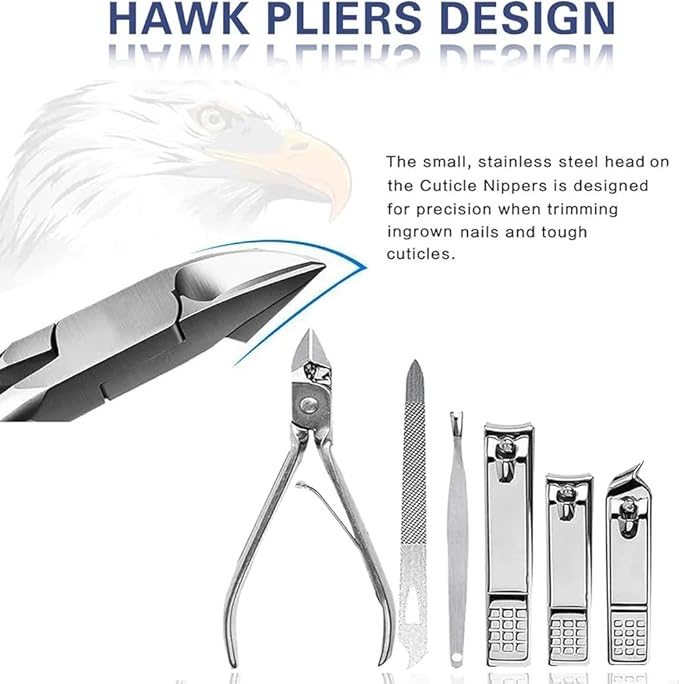 Pedicure Manicure Kit 19 in 1 Manicure Set for Men and Women Fingernails and Toenails with Luxurious Case
